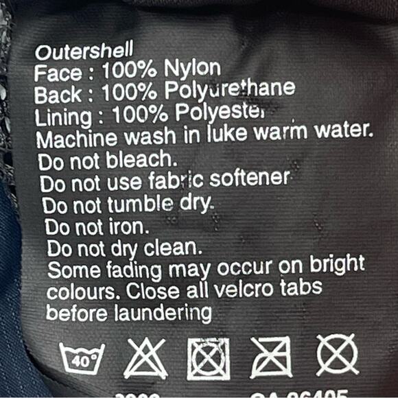 Helly Hanson Helly Tech Performance Shell Ski Outdoor Lightweight Pants Size Med - Picture 10 of 10